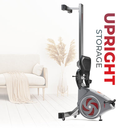 Sunny Health & Fitness Dynamic Air Rowing Machine with Exclusive SunnyFit App Enhanced Bluetooth Connectivity – SF-RW520007