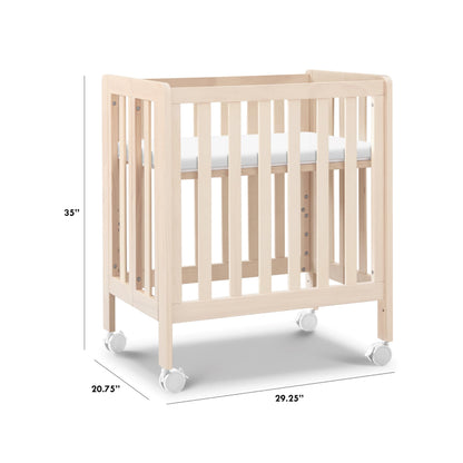 Carter's by Davinci Colby Grow 6-in-1 Convertible Crib - Portable Bassinet to Full-Size Baby Crib w/Removable Wheels, Toddler Bed, Junior, Full-Size Bed - GREENGUARD Gold Certified - Easy to Assemble