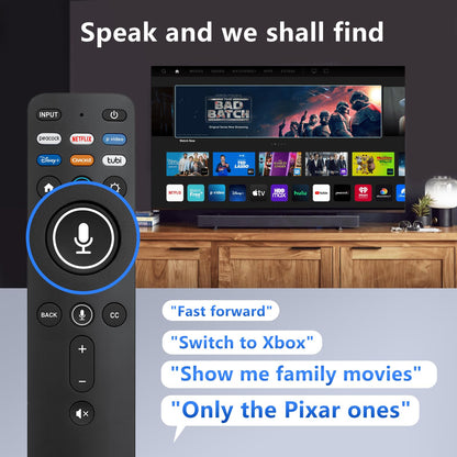Voice Replacement for Google-Chromecast-Remote, G9N9N for Chromecast with Google TV Remote, for Google TV Streamer (Only for Snow Chromecast Google)
