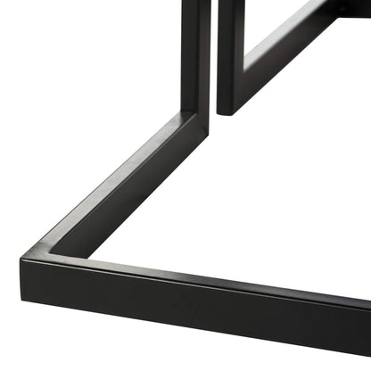 Safavieh Home Collection Amalya Modern Dark Grey Square Coffee Table