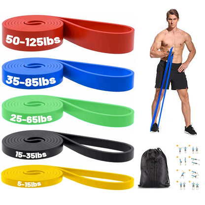 Resistance Bands, Pull Up Bands, Exercise Workout Bands for Working Out, Pull Up Assistance Bands Set for Men & Women, Body Stretching, Physical Therapy, Muscle Training
