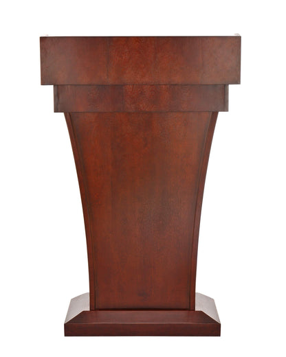 AdirOffice Church Pulpit, Wooden Podium - Height 43.33" Pulpits for Churches with Spacious Drawer (Mahogany)
