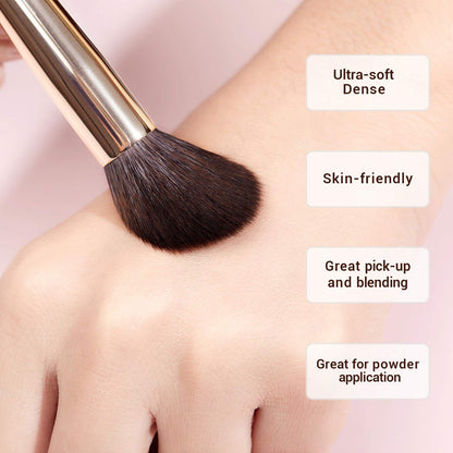 Jessup Brand 25pcs Professional Makeup Brush Set Beauty Cosmetic Foundation Powder Blusher Eyeshadow Blending Highlight Concealer Natural-Synthetic Hair Brushes Set (Pearl White/Silver)