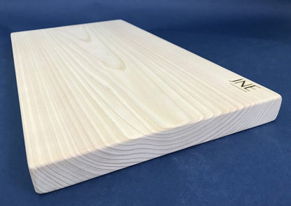 Hinoki Cypress Reversible Wood Cutting Board, 17.3" x 9.5" x1", Chopping Board, Butcher Board, Serving Board, Solid Single Piece, No Joint, No Glue | Holiday Gift