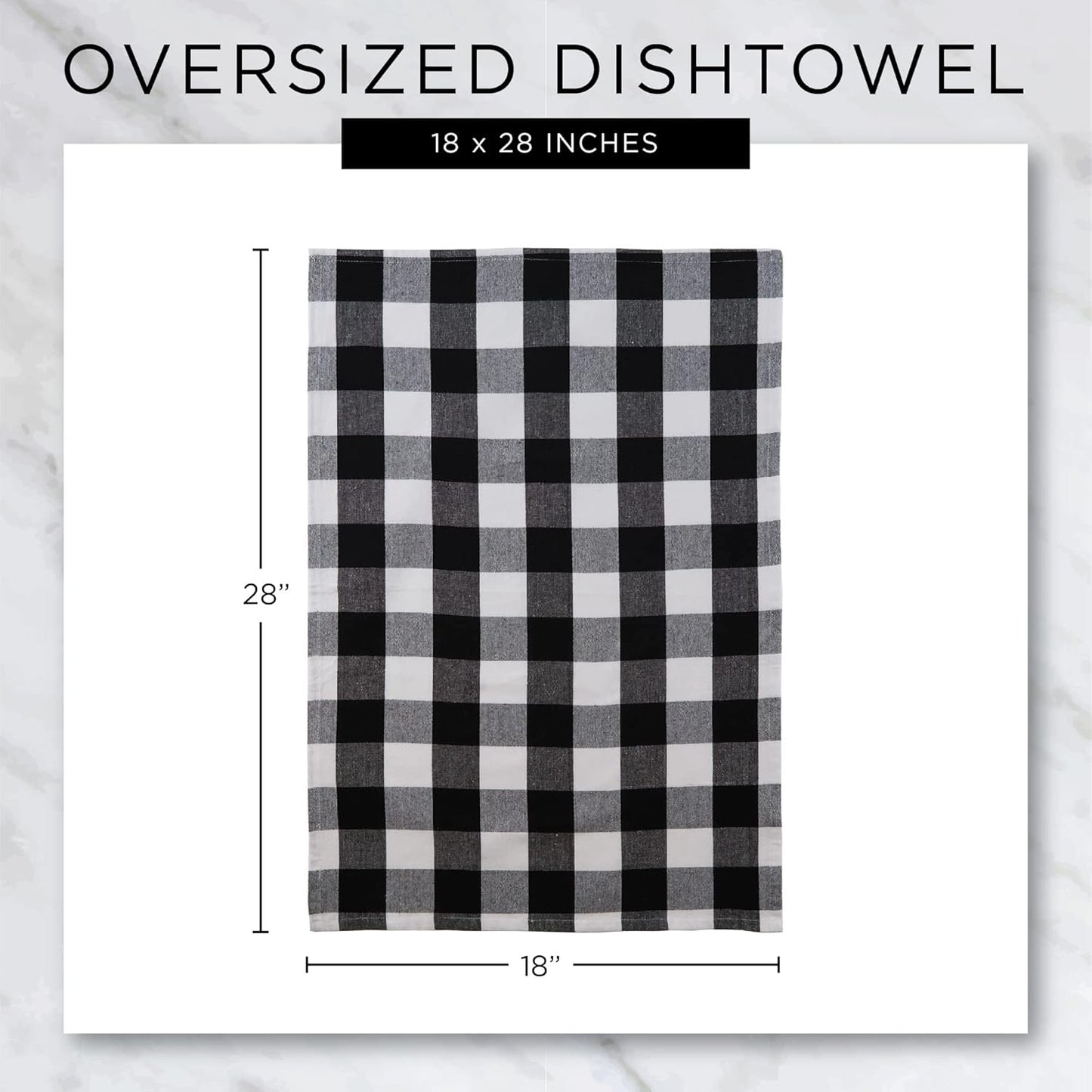 DII Spooky Kitchen Towel Collection - Halloween Décor Printed Dishtowel Set, 18x28, Bats & Ghosts