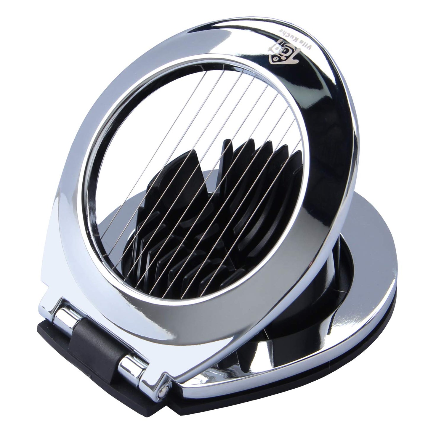 Vila KuChe Multi Function Stainless Steel Egg Slicer Hard Boiled Eggs Dishwasher Safe Heavy Duty Egg Cutter Kitchen Helper
