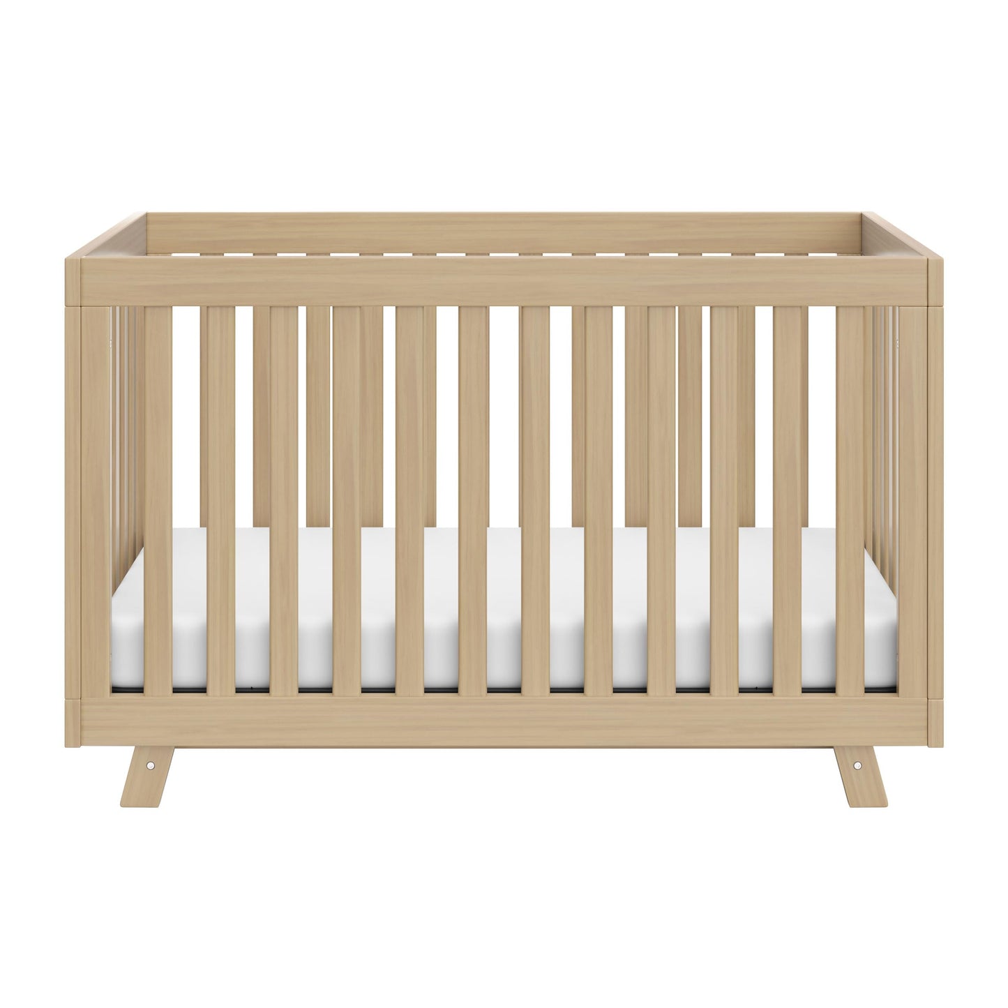 Storkcraft Beckett 3-in-1 Convertible Crib – GREENGUARD Gold Certified, Fits Standard Crib Mattress, Converts to Toddler Bed and Daybed, 4 Mattress Heights, Grow-with-Me Design (Driftwood)