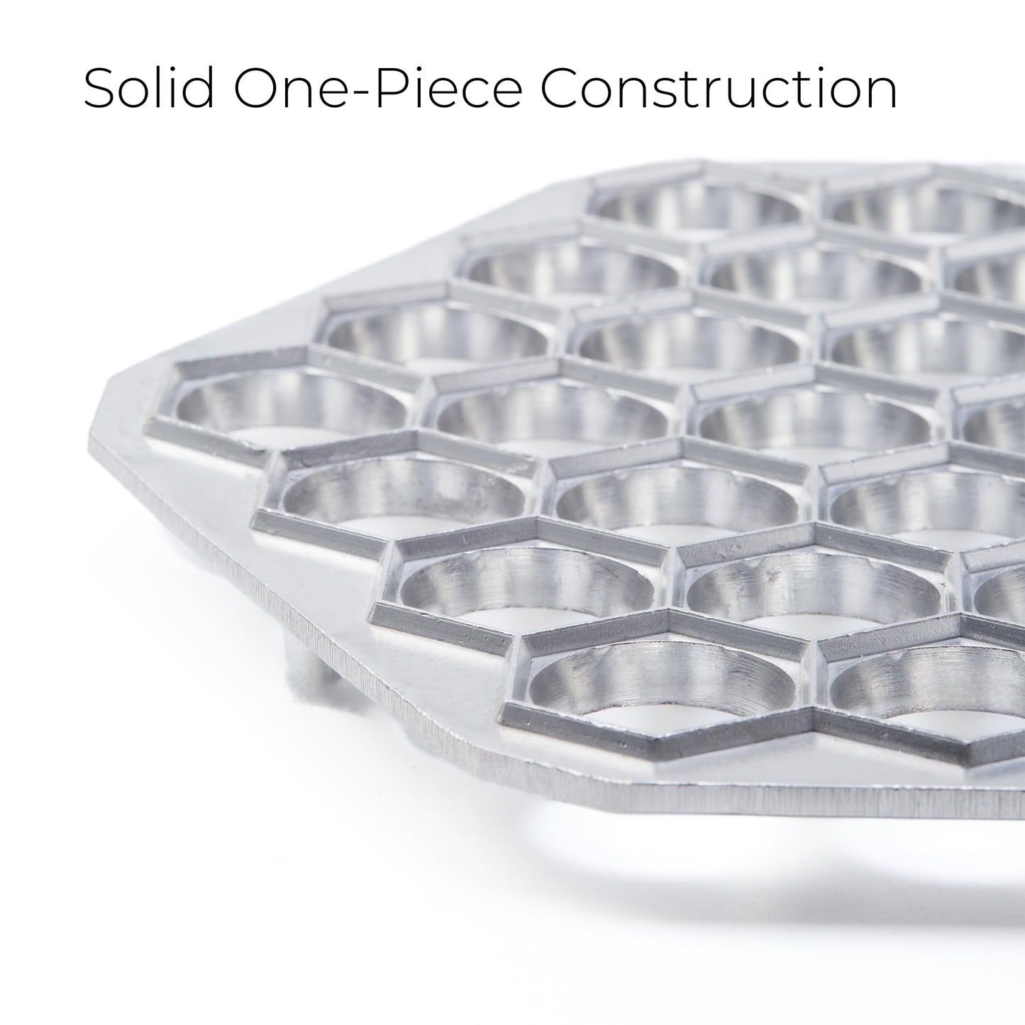 Pelmeni Maker – 37-Hole Aluminum Pelmeni Mold, Russian Ravioli Maker, Dumplings Mold for Homemade Siberian Meat Dumplings, Pierogi, and Pastry Dough Press