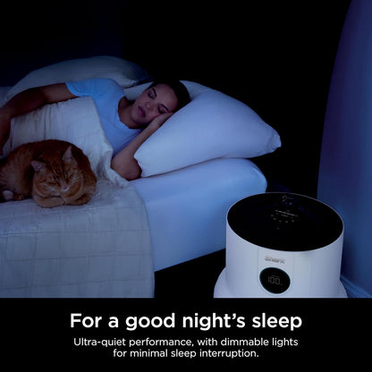 Shark Air Purifier with NeverChange Air Filter Technology, 5 Year HEPA Filter, Covers 1400 Sq. ft, Odor Neutralizer and Clean Sense Technology, Removes 99.98% of Dust & Allergens, HP302 (Renewed)