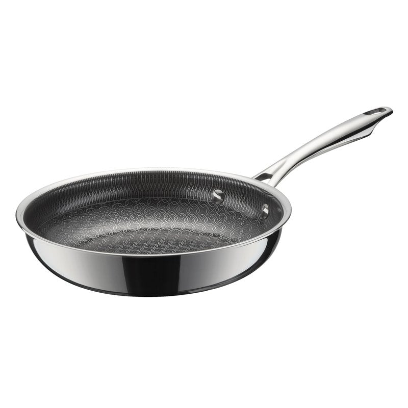 Cuisinart FusionElite+ Hybrid Tri-Ply Stainless Steel Skillet, 8″ Skillet Frying Pan with PURELYSEAR Ceramic Technology, Scratch Proof, Cool Grip Handles, Dishwasher Safe