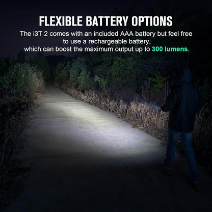 OLIGHT Baton4 Pro EDC Flashlight Rechargeable, 1600 Lumens Small Pocket LED Flash Light with Magnetic & USB-C Dual Charging and Tail Switch Bundle with I3T 2 200 LMS Compact Bright Handheld Lights