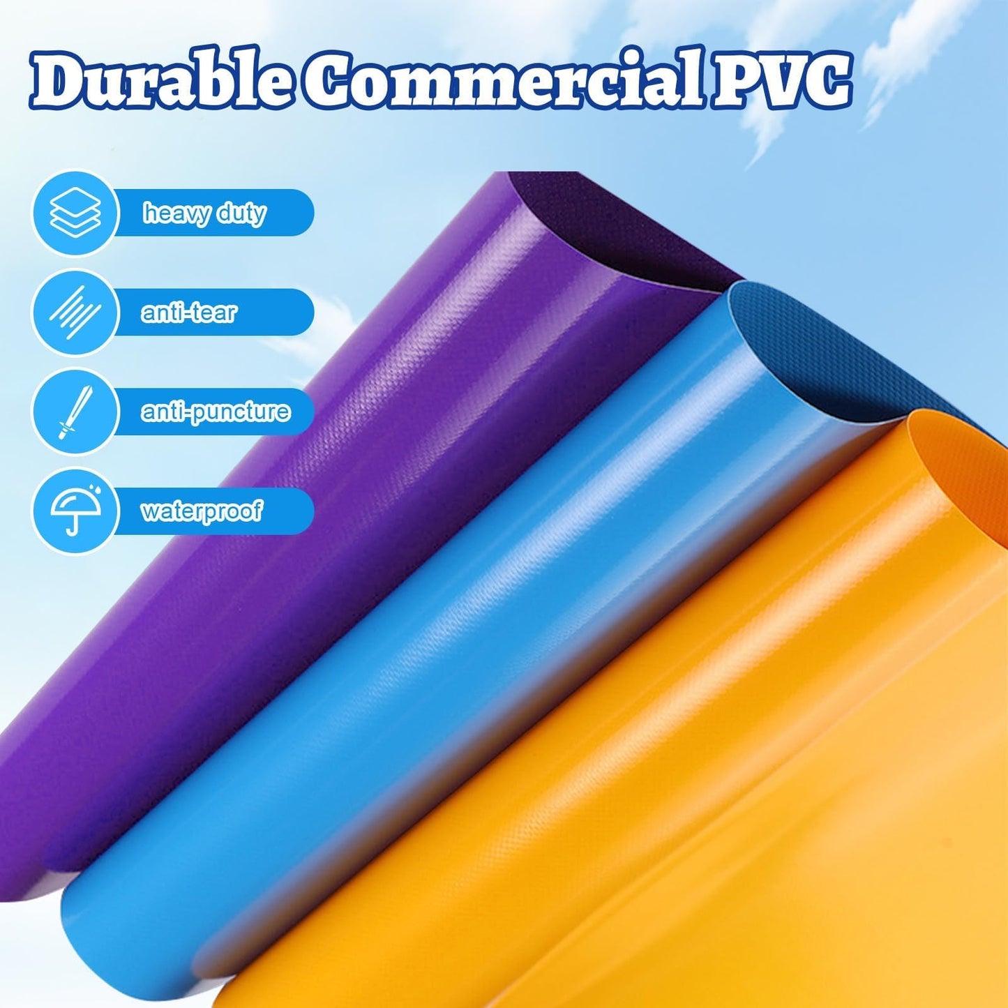 26FT(L) Commercial Grade Water Slide for Adults, (Double Slides) (Heavy Duty Full PVC) (Big Airtight Water Pool), (1100w UL Blower), Inflatable Waterslide for Backyard, Outdoor Blow up Park
