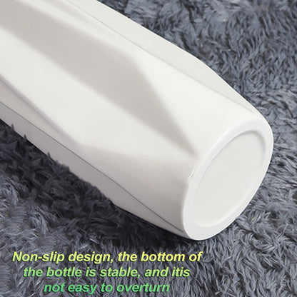 sdneNest Floor Vase Ceramic Vase,Decorative Large,Floor, Large Floor Vase,White Ceramic Vase,Handcrafted,Sophisticated Vessel for Decorative Branches and Dried Flower,White-61cm