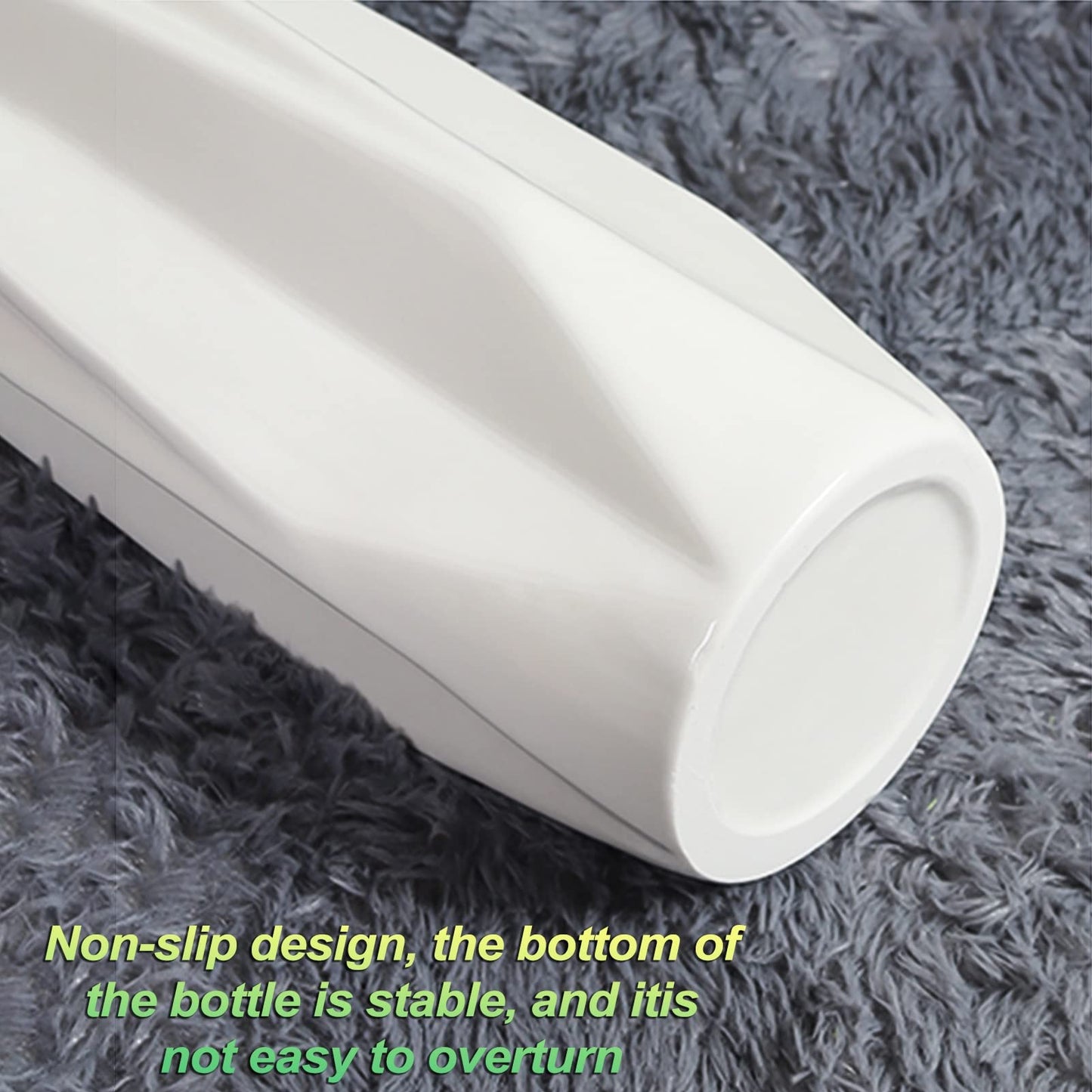 FKTHYO Floor vase Accessories Large Floor Vase,White Ceramic Vase,Handcrafted,Sophisticated Vessel for Decorative Branches and Dried Flowers (White 61cm)