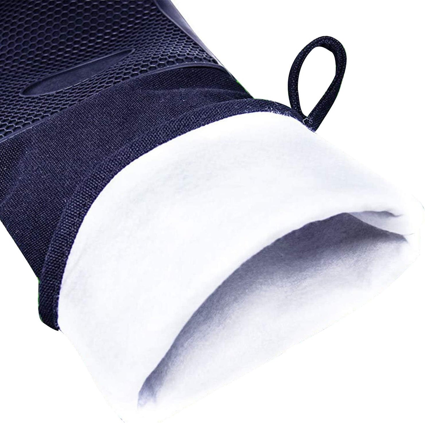 Extra Long 19.7" Professional Oven Mitts, Non-Slip Silicone Grip, Heat Resistant Up to 572°F, Black