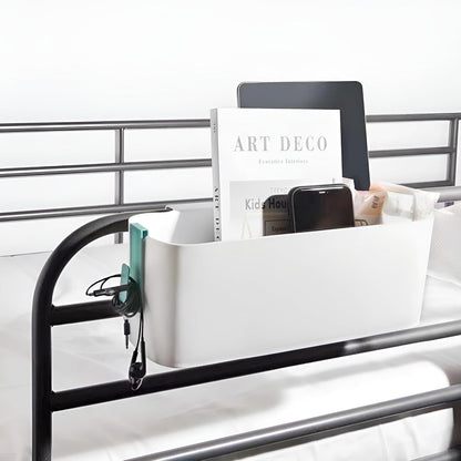 11 Lbs 5 Bedside Organizer Caddy Hanging, Plastic, Green, / Kg Capacity, Elegant Style, Space-Saving, Rectangular