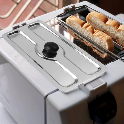 Toaster Cover, Veemoon Stainless Steel Appliance Top Cover for Electric Bread Maker