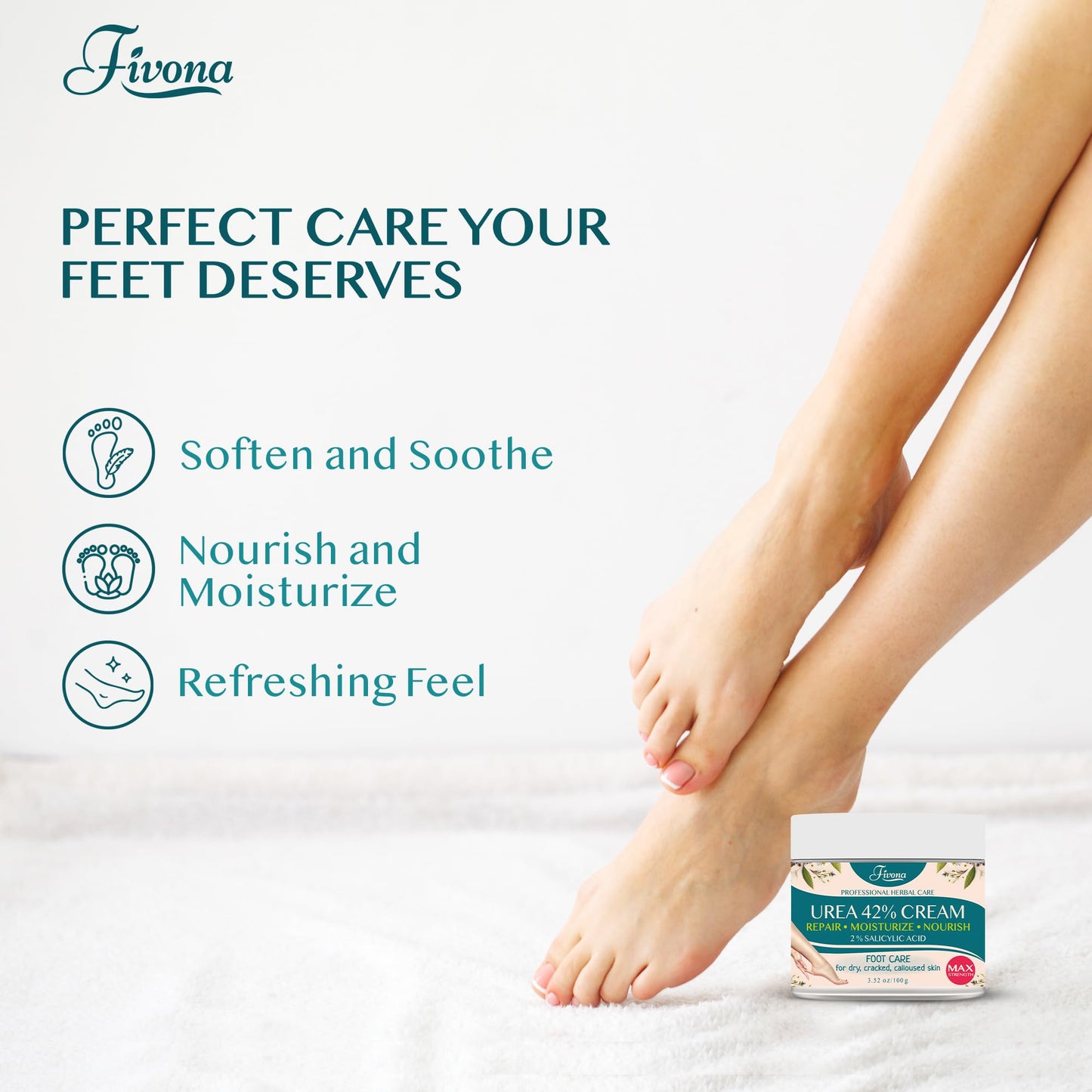 Fivona Collapsible Foot Bath Basin - Pedicure Foot Soaking Tub for Tired Feet, Cracked Heels, Soothe Soreness, Soften Calluses