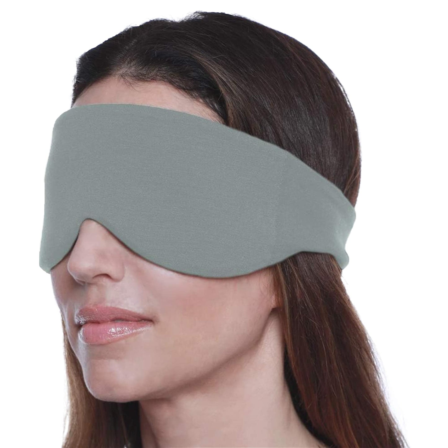 Happyluxe Escape Sleep Mask - Buttery Soft Airplane Eye Mask for Sleeping or Napping in Bed. Machine Washable. - Jet Black, Made in USA
