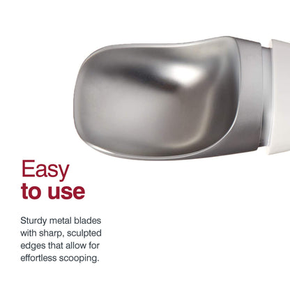 Zyliss Right Scoop Ice Cream Scoop - Ergonomic, Dishwasher-Safe Ice Cream Scooper Perfect for Gelato, Sorbet, Frozen Yogurt & More - Red