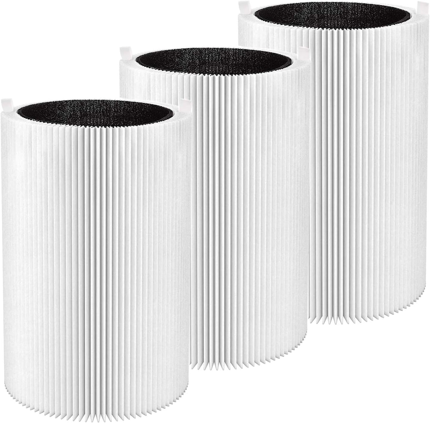 Smilyan 3 Pack Replacement Filters for Blueair Blue Pure 411, 411+ 411 Auto and Mini Air Purifier