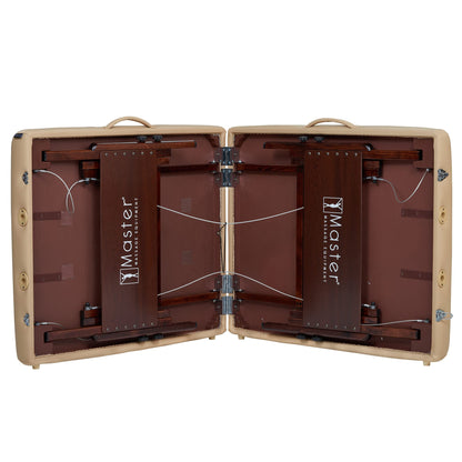 Master Massage 30" Del Ray Pro Portable Massage Table (30" Width x 84" Length) with Adjustable Table Height, 750lbs. Working Capacity- Massage Bed, Tattoo Table, Lash Table