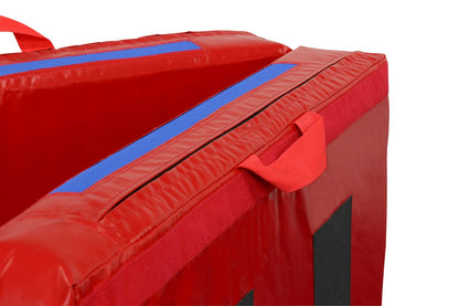 Tumbl Trak Folding Practice Mat, Red, 4ft x 6ft x 6in