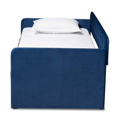 Baxton Studio Daybeds, Twin, Navy Blue