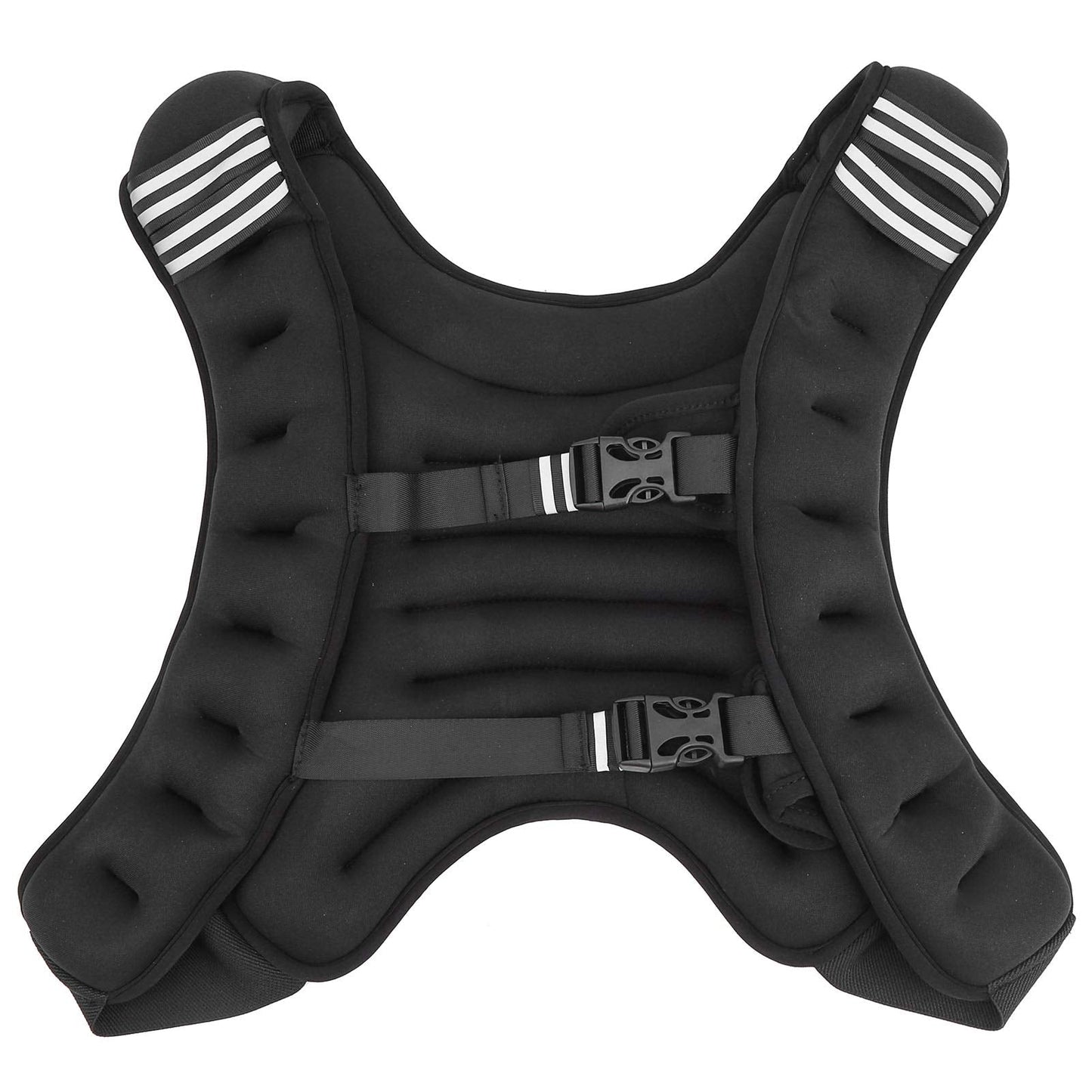 Domary Weighted Vest, Adjustable Fitness Training Vest with Elastic Material and Widened Shoulder Straps for Strength Training and Cardio Workout