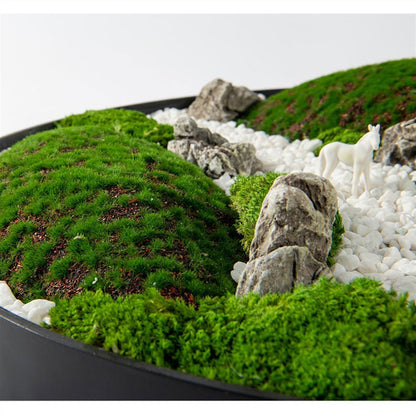 WANGHAI2024M Artificial Trees Round Table Center Turn Decorative Chinese Greenery Ornaments Light Luxury Floral Hotel Table Simulation Tree Ornaments Artificial Bonsai