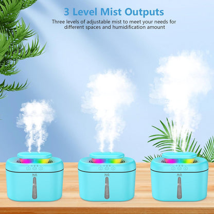 2.5L 16 SZO Humidifiers for Bedroom, Capacity, Auto Shut-Off, Easy to Fill & Clean, dB Quiet Ultrasonic Humidifier