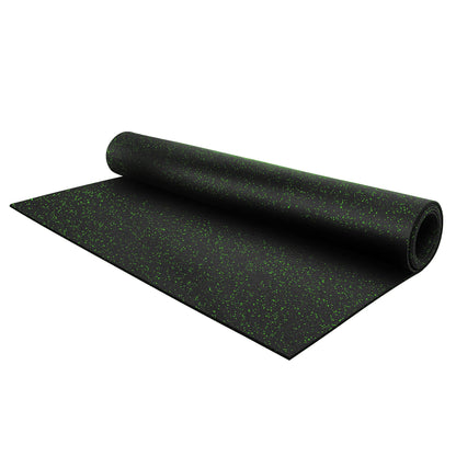 Flooring Inc 1/4" Tough Rubber Flooring Roll | Flexible Recycled Rubber Gym Floor Mats for Home Gym | Heavy Duty Rubber Mat for Home Gyms, Sheds, Horse Stall Mat or Trailer | 5-4’x10’ | Green