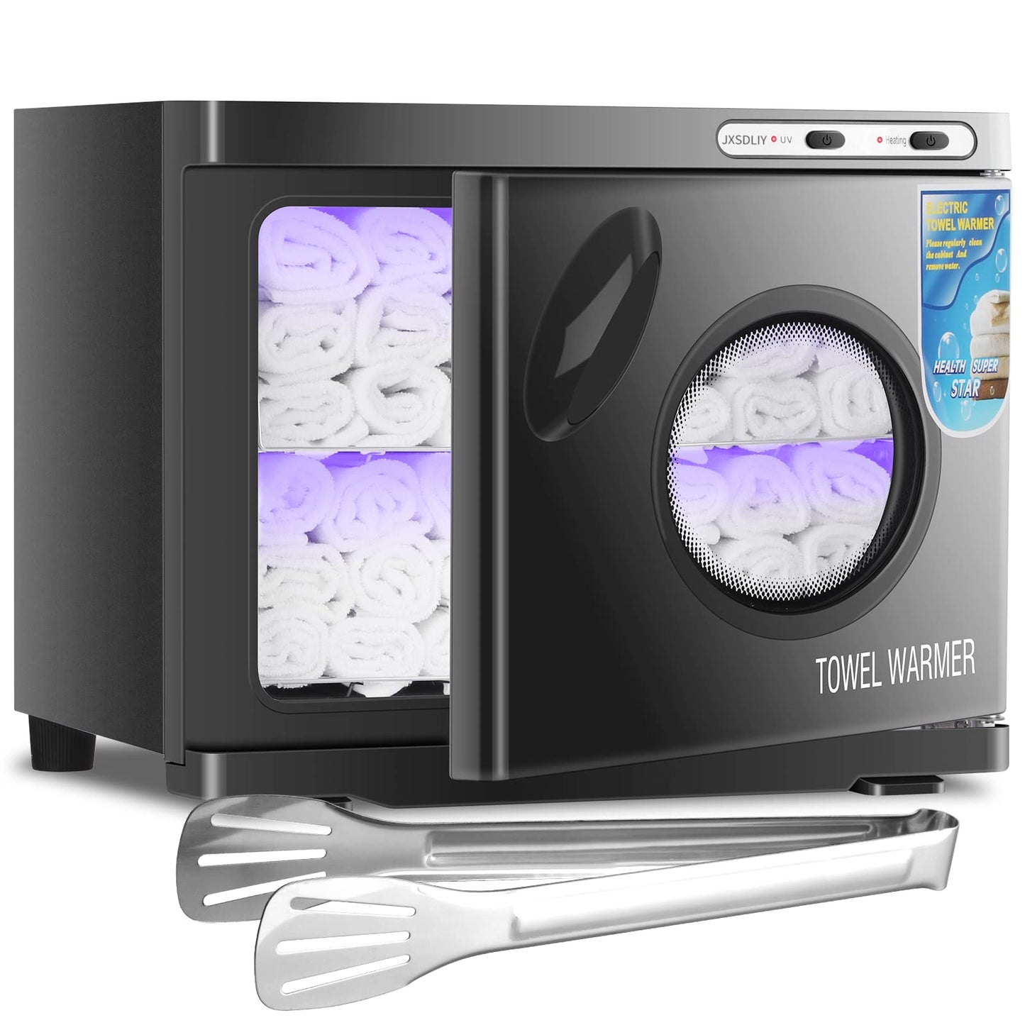 Small Hot Towel Warmer for Spa Home Salon Esthetician 2-in-1 5L Mini Personal Hot Towel Cabinet Towel Warmers Spa, Fast Heating Towel Heater Towel Steamer for Facials…