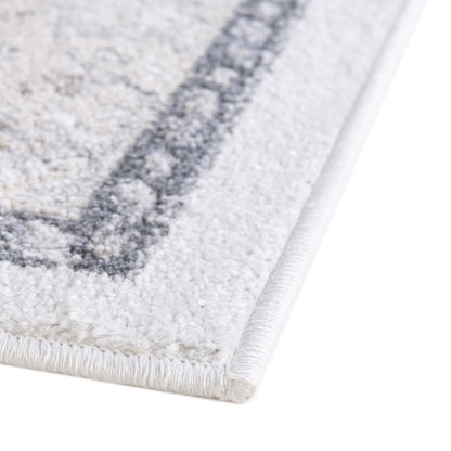 Unique Loom Parker Collection Area Rug - Merakli (10' x 14' Rectangle, Ivory/ Black)