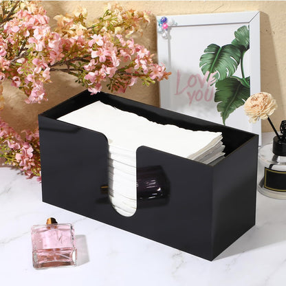 2 Countertop Mumufy Pcs Acrylic Fold Paper Towel Dispenser Napkins Dispenser Napkin Holder Multifold Disposable Acrylic