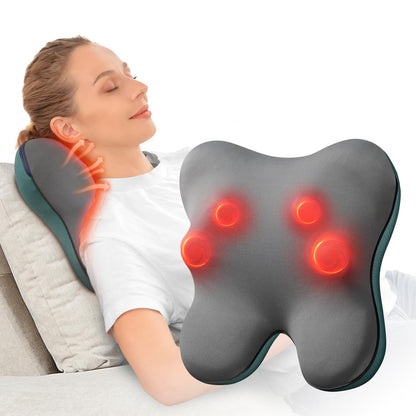 BOB AND BRAD Cordless Back Massager with Heat FSA Eligible HSA Eligible, Shiatsu Neck Massager for Pain Relief Deep Tissue, 3D Kneading Massage Pillow for Pain Relief, Birthday Gifts for Women Men