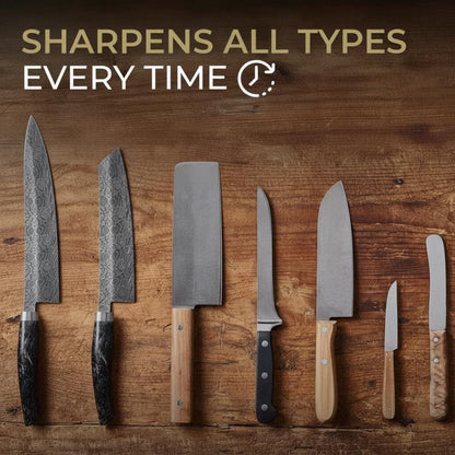 4 Angles High Carbon Stainless Steel Rolling Knife Sharpener with 400, 1000 & 3000 Replacement Discs - Blunt Knife Sharpening Kit with 12°, 15°, 20°, and 25° Sharpening for Kitchen & Chef's Knives