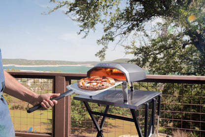 Ooni Koda 12 Gas Pizza Oven – 12" Gas Powered Outdoor Oven with 28 mBar Regulator and Gas Hose, Gas powered Portable Pizza Oven - Foundry Black