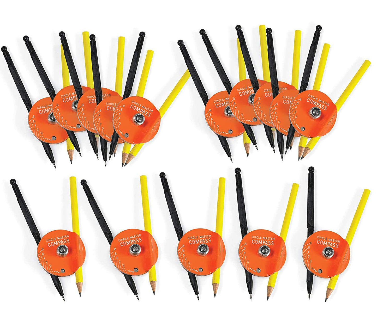 hand2mind Circle Master Math Compass (Pack of 30)
