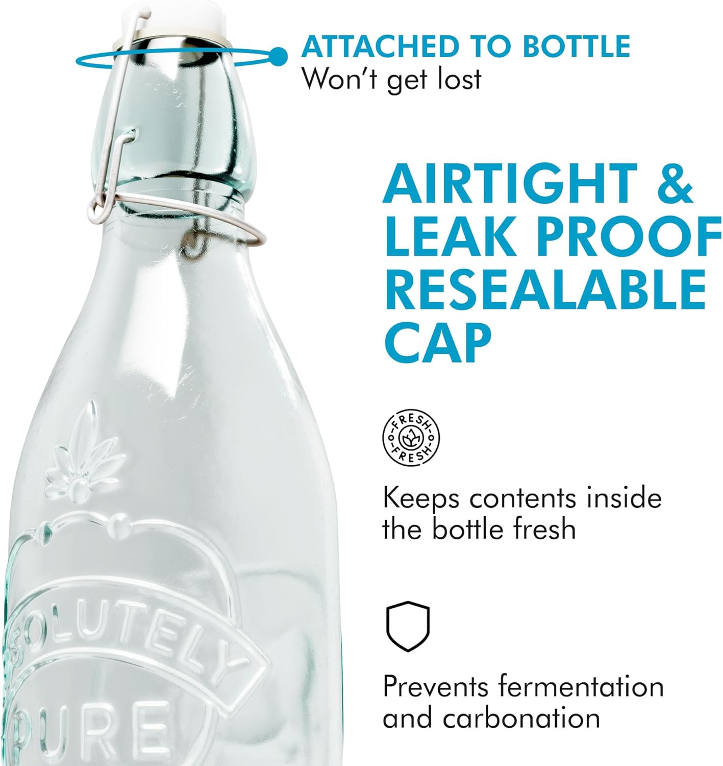 34 oz Amici Hermetic Milk Bottle