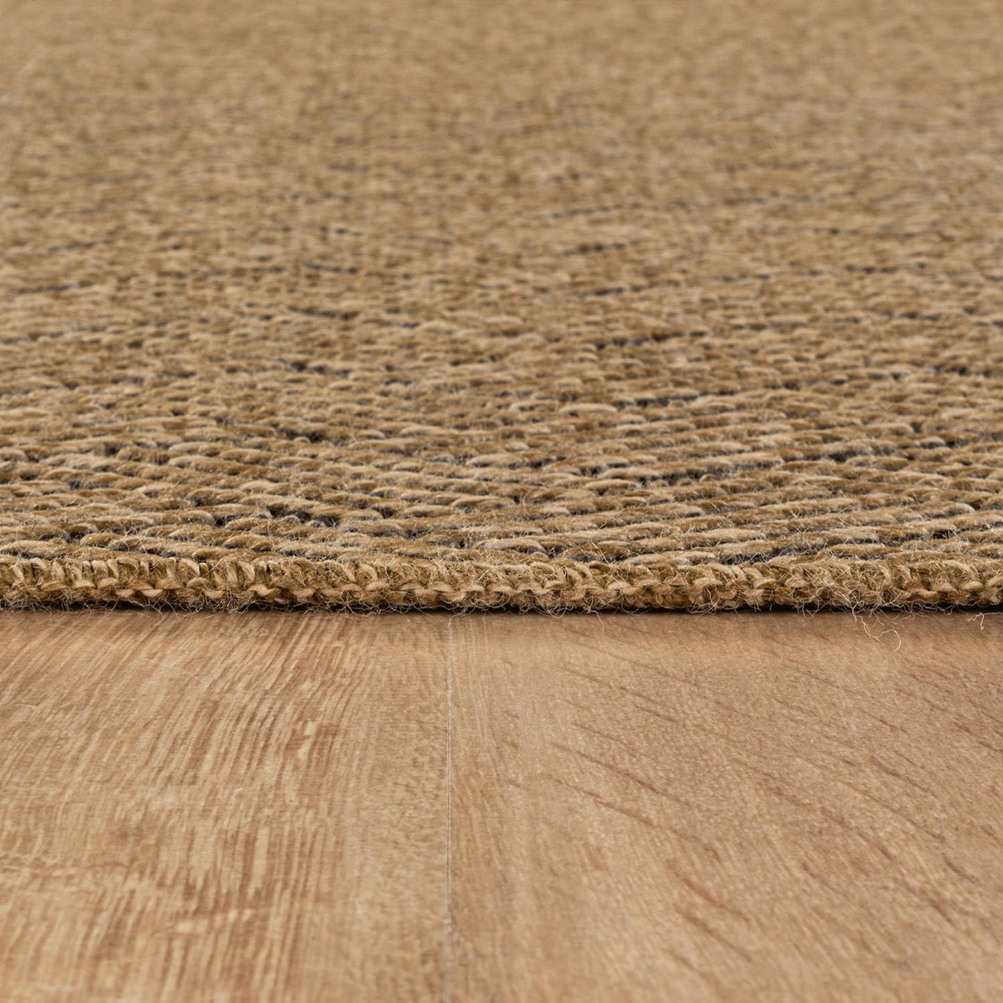 Luul Home Easy Jute Rugs 10x14 Herringbone Natural Color Living Room Indoor Outdoor Area Rug for Patio and Kitchen Rug High Traffic Washable Easy to Clean Solid Boho Woven Design Carpet (10 x 14)