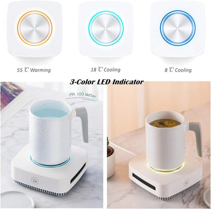 Miecux 2IN1,31 46 Cup Cooler-Coffee Warmer Desktop - Coffee Tea Drinks Mug Warmer Cooler Desktop Heating and Cooling