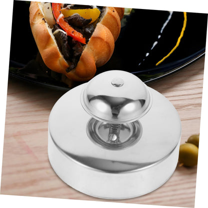 Hoement Sandwich Cutter and Sealer Mold 3.54 Inch Reusable Non-Stick Bread Press Tool for Diy Sandwiches Home Kitchen Bakery Use
