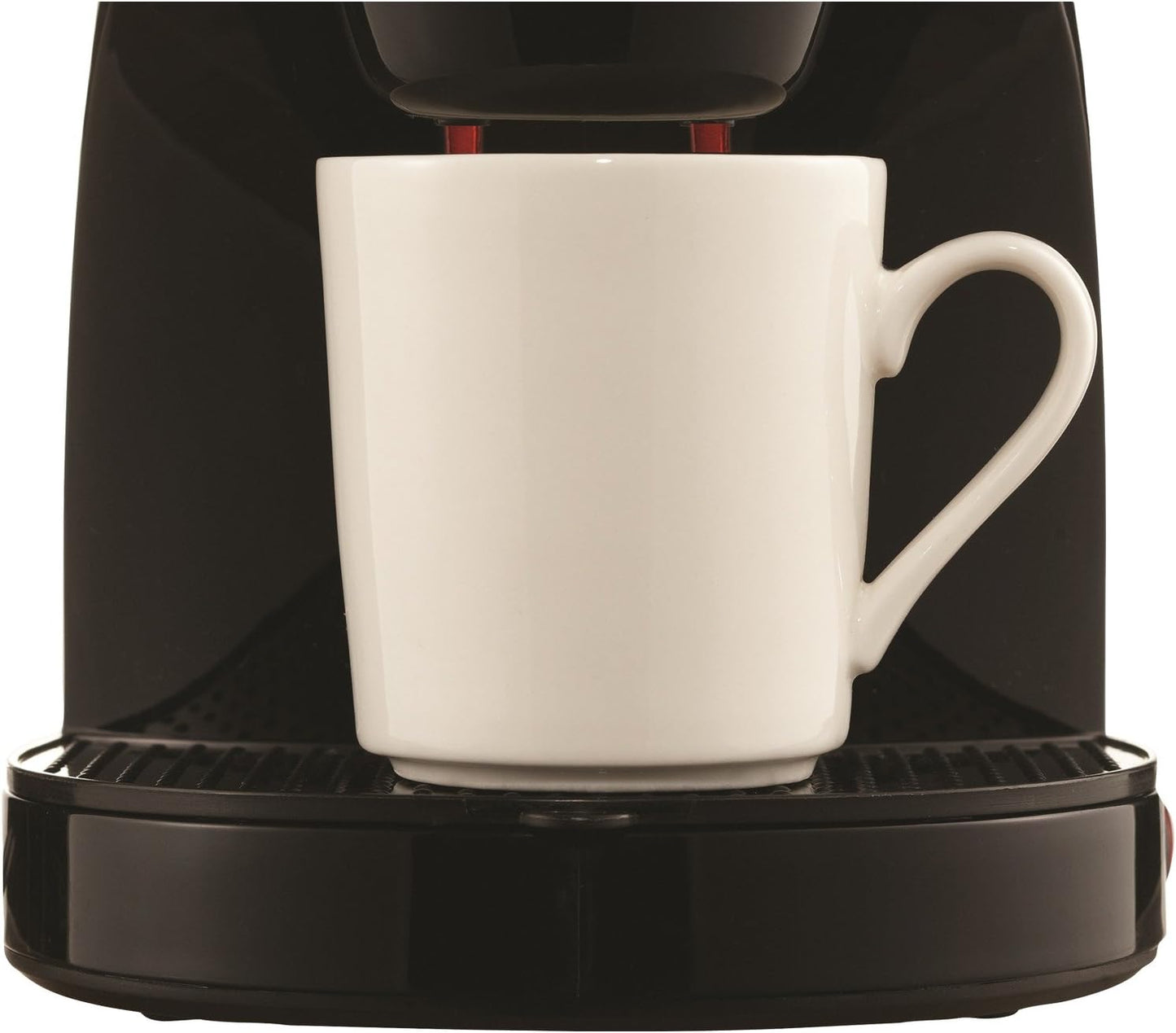 Brentwood TS-112W Coffee Maker with Ceramic Mug, Single Serve, White