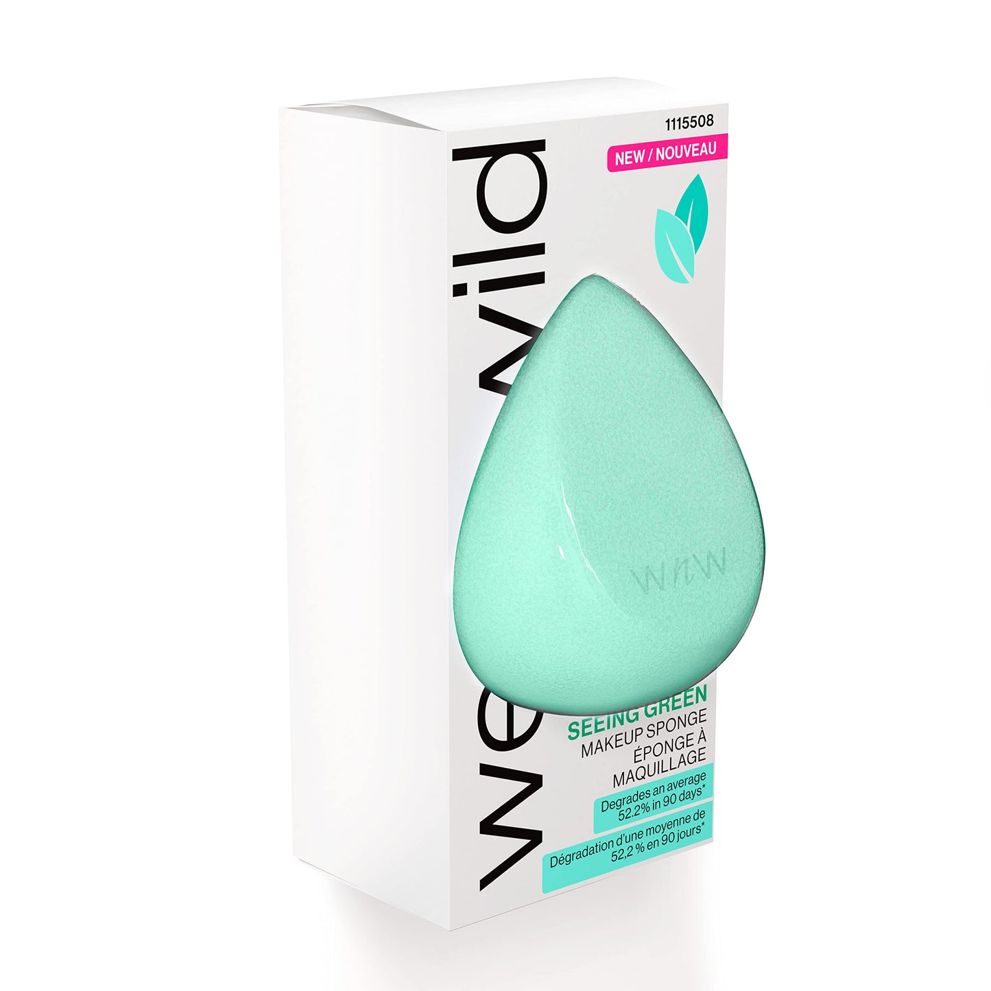 wet n wild Makeup Sponge - Low Product Absorption for Streak-Free Application, Effortless Blending Beauty for a Smooth Professional Looking Finish, Cruelty-Free & Vegan-Pink
