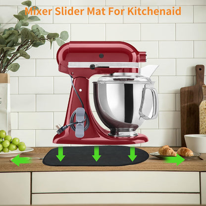 Mixer Mover Sliding Mats for KitchenAid Stand Mixer, Slider Mat Pad Compatible with KitchenAid 4.5-5 Qt Tilt-Head