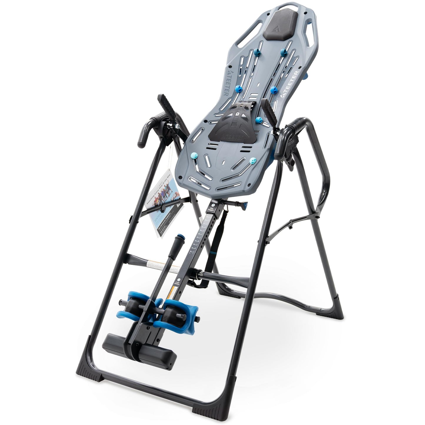 Teeter FitSpine X3 Inversion Table, Deluxe EZ-Reach Ankle System, Back Pain Relief Kit, FDA-Registered (X3A2)