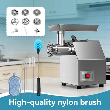 Heavy-Duty Multi-Purpose Kitchen Brush Set | for Meat Grinder, Mixer & Home Cleaning | Complete Kit for Stubborn Residue Removal (16-Piece Set)
