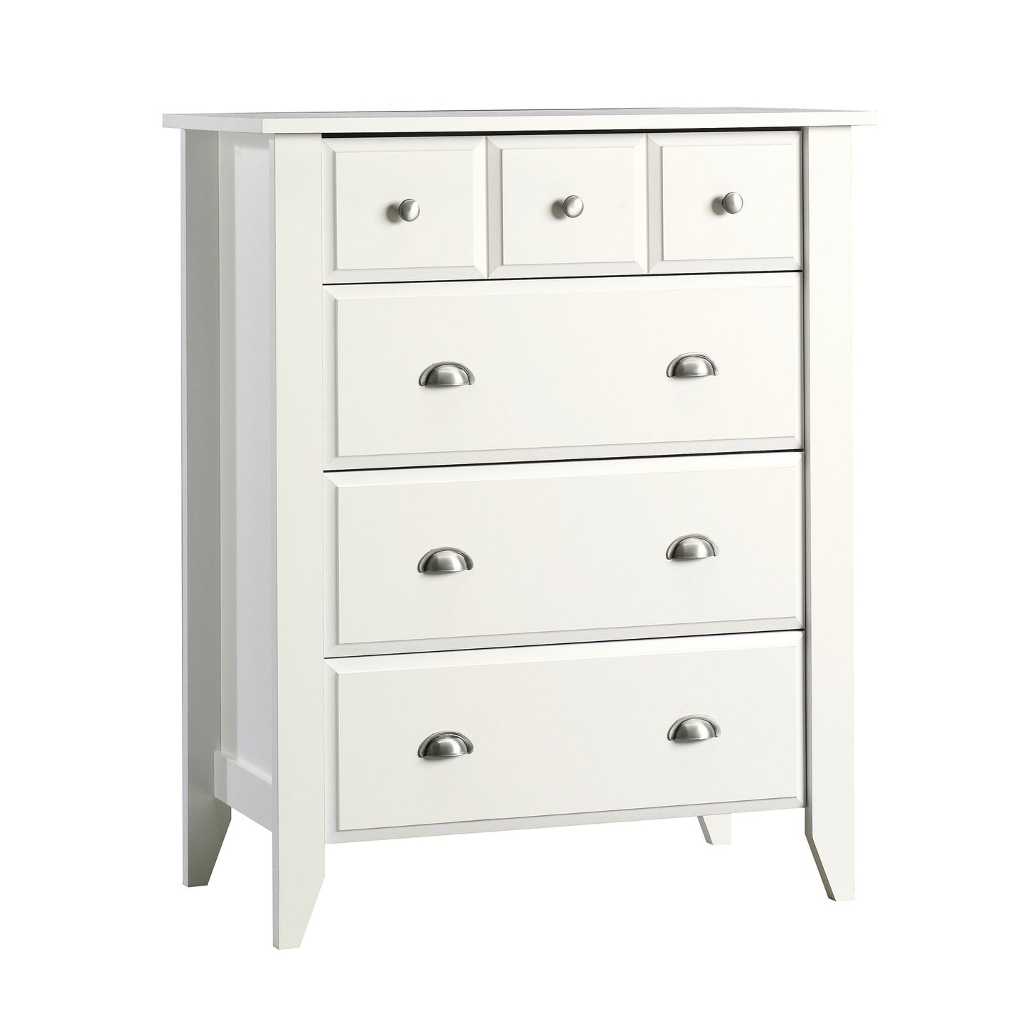 Sauder Shoal Creek Bedroom 4-Drawer Chest, in Soft White finish