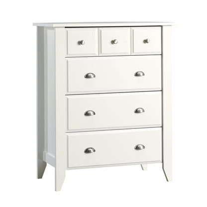 Sauder Shoal Creek Bedroom 4-Drawer Chest, in Soft White finish